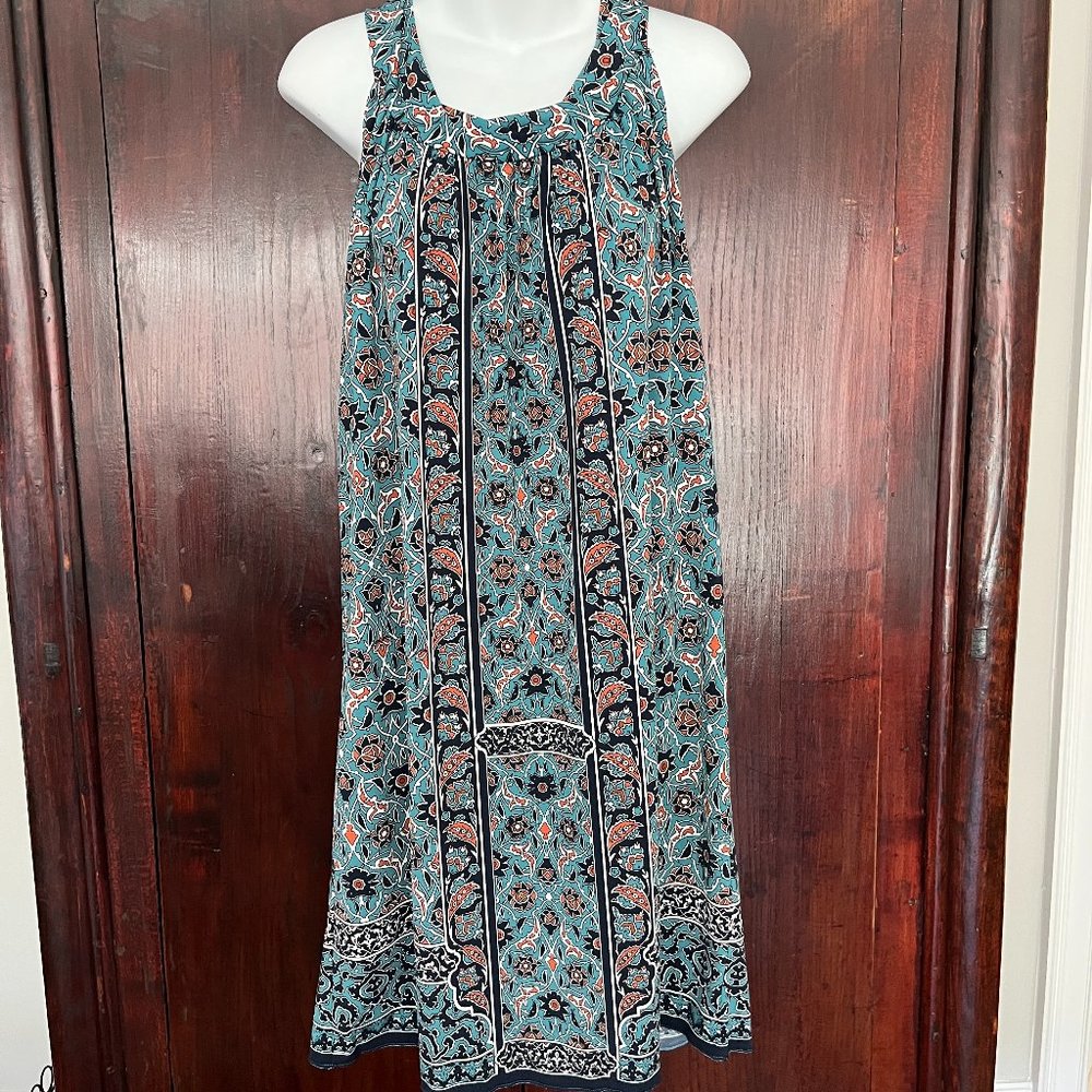 Max Studio Fun Pattern Sleeveless Dress